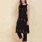 Women Kurta and Trousers Set Viscose Rayon