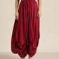 Women Maroon Dhoti Style Skirt