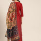 Women Maroon Regular Solid Kurta Set