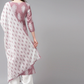 Women Mauve Ethnic Motifs Printed Kurta Set