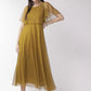 Women Maxi Gold Dress
