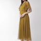 Women Maxi Gold Dress