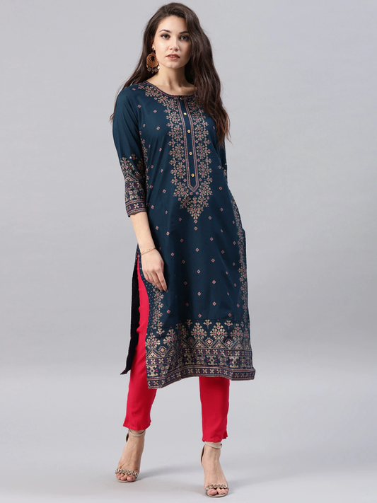 Women Printed A-Line Kurta