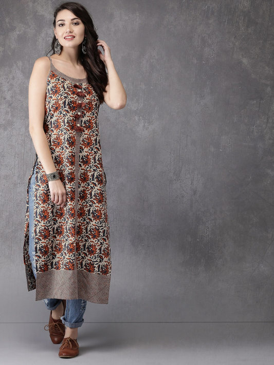 Women Printed A-Line Kurta