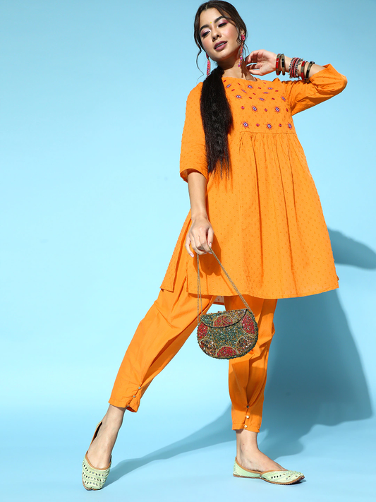 Women cream-coloured with trousers