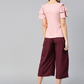 Women Solid Top with Trousers