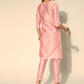 Women Pink Ethnic Motifs Embroidered Kurta Set
