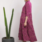 Women Pink Printed Anarkali Kurta