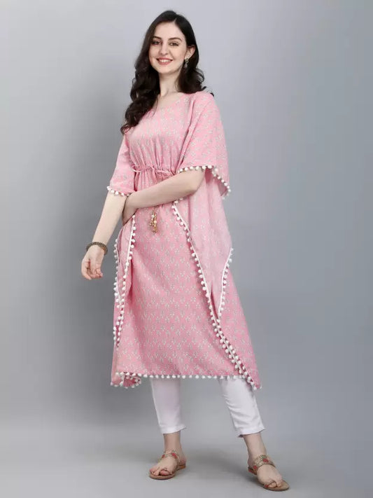 Women Printed Pure Cotton Kaftan