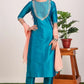 Women Rama Art Silk Kurta set