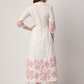 Women White Floral Printed Kurta with Palazzos