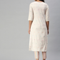 Women White Pure Cotton Geometric Kurta Set