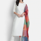 Women White Solid Kurta Set