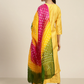 Women Yellow Solid Kurta Set