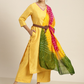 Women Yellow Solid Kurta Set