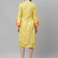 Women Yellow Floral Print A-Line Dress
