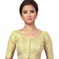 Women's Elbow Length Sleeve Brocade Saree Blouse