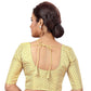Women's Elbow Length Sleeve Brocade Saree Blouse