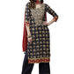 Women's Cotton Blend Embroidered Kurta Set