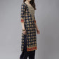 Women's Cotton Blend Embroidered Kurta Set