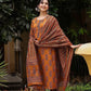 Women's Cotton Blend Floral Printed Straight Kurta Pant with Dupatta Set