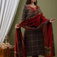 Women's Cotton Blend Printed Straight Kurta Set