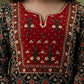 Women's Cotton Blend Printed Straight Kurta Set