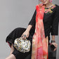 Women's Embroidered Viscose Straight Kurta Set