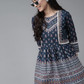 Women's Navy Blue Cotton Tunic