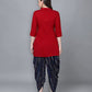 Women's Rayon Kurti and Dhoti Set