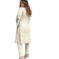 Womens Embroidered All Over Chikankari Kurta Set