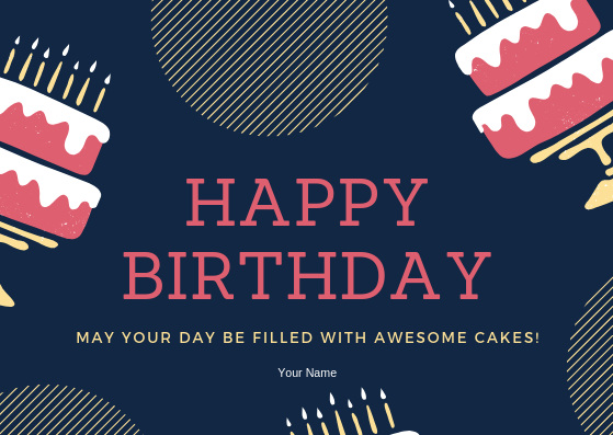 AWESOME CAKES - GREETING CARD | Amy's Cart Singapore