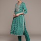 Women Floral Embroidered Regular Kurta With Trousers & Dupatta