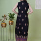 Women Printed Viscose Rayon Front-slit Kurta