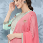 Women Floral Printed Gotta Patti Pure Cotton Kurta with Trousers & With Dupatta
