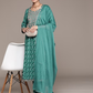 Women Floral Embroidered Regular Kurta With Trousers & Dupatta