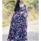 Women Maxi Gown With Shawl