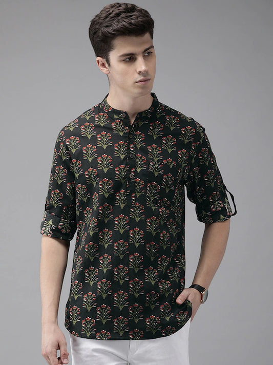 Men Cotton Straight Kurta