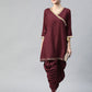 Women Angrakha Gotta Patti Kurta Set