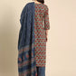 Women's Pure Cotton Kurta Pyjama & Dupatta Set