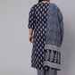 Women Plus Size Floral Printed Pure Cotton Kurta with Palazzos & With Dupatta