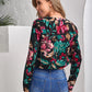 Allover Floral Cardigan Jacket