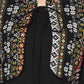 Women's Black Rayon Jacket Kurta with Palazzo Pant Set