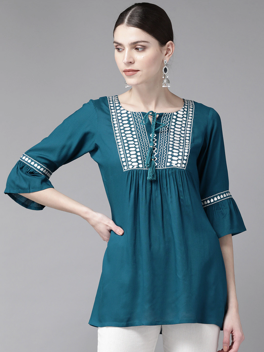 Women Yoke Design Kurti
