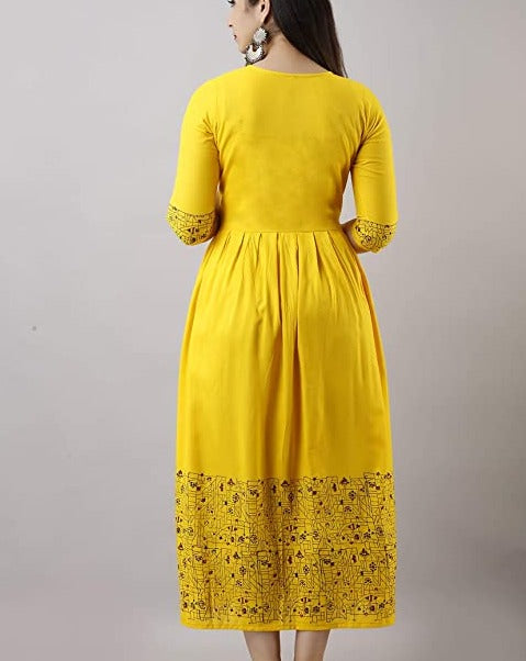 Women's Cotton Anarkali Maternity Kurti